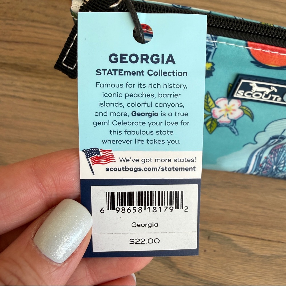 Scout Twiggy Makeup Bag Georgia Landmarks - Picture 4 of 7